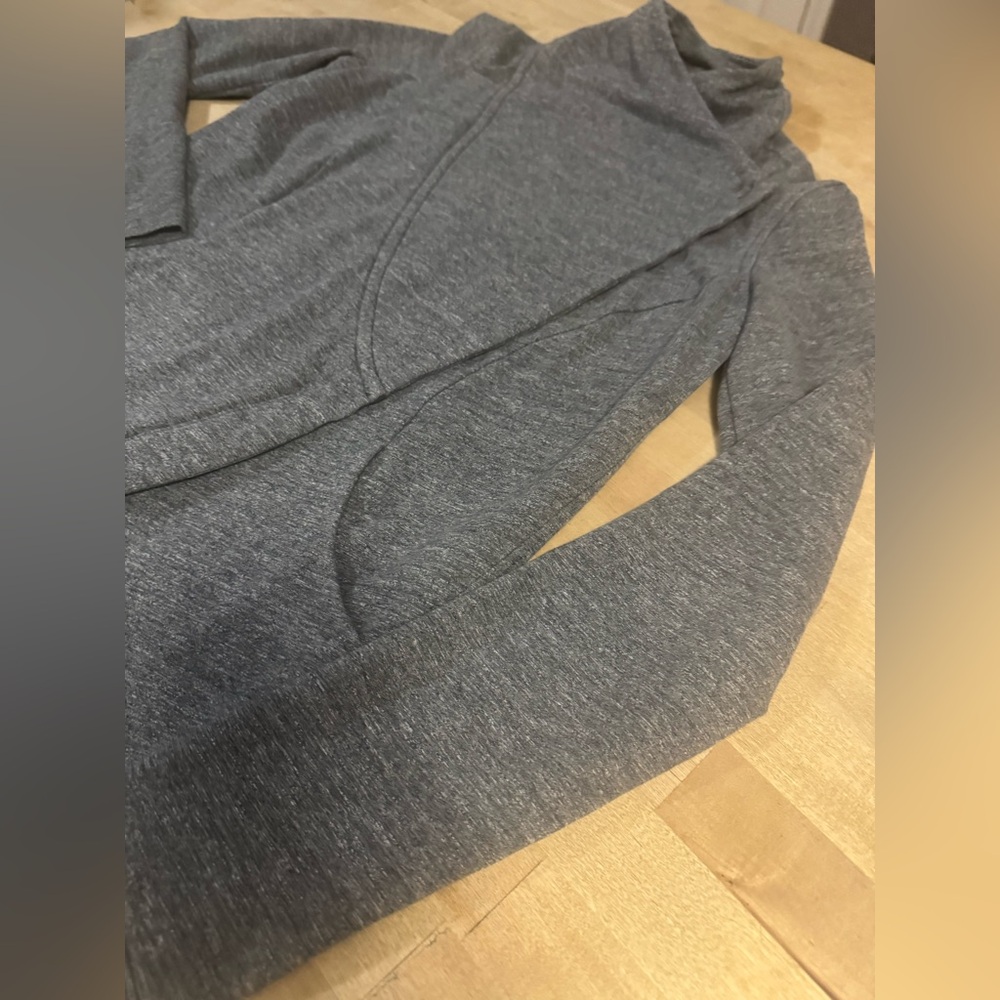 Lululemon Athletica That’s a Wrap jacket/sweater Gray - Picture 8 of 11